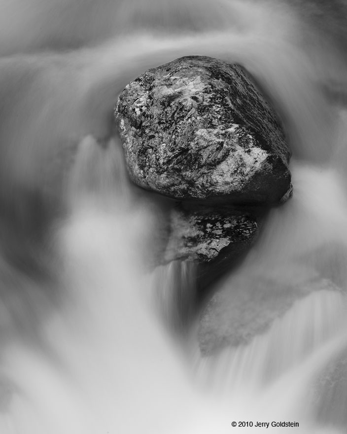 Rock, Runoff from Bridalveil Falls, YNP